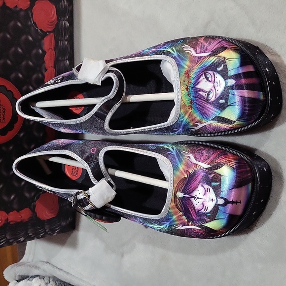 Dark Chocolate Design Pagan Spirit Platform Shoes - Picture 10 of 16